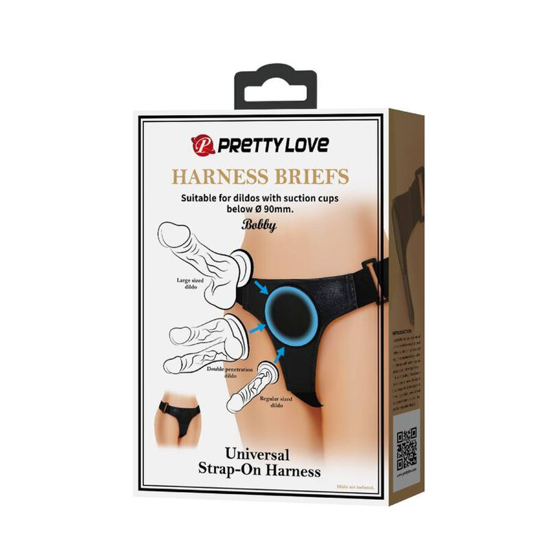 Harnais BOBBY réglable universel pour gode ceinture PL